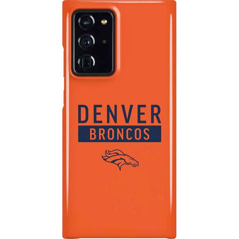 NFL Denver Broncos Orange Performance Series Galaxy Note20 Ultra 5G Lite Case