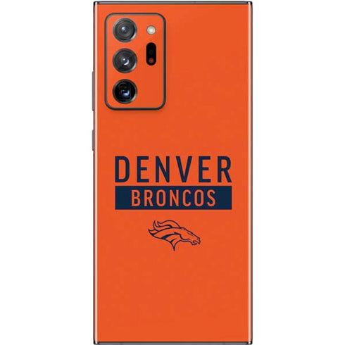 NFL Denver Broncos Orange Performance Series Galaxy Note20 Ultra 5G Skin