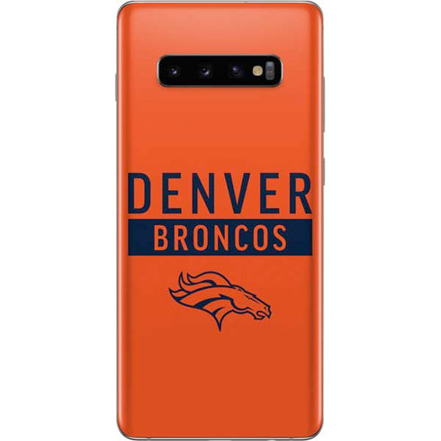 NFL Denver Broncos Orange Performance Series Galaxy S10 Plus Skin