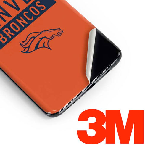 NFL Denver Broncos Orange Performance Series Galaxy S10e Skin