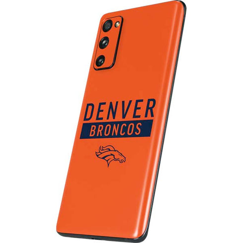 NFL Denver Broncos Orange Performance Series Galaxy S20 Fan Edition Skin