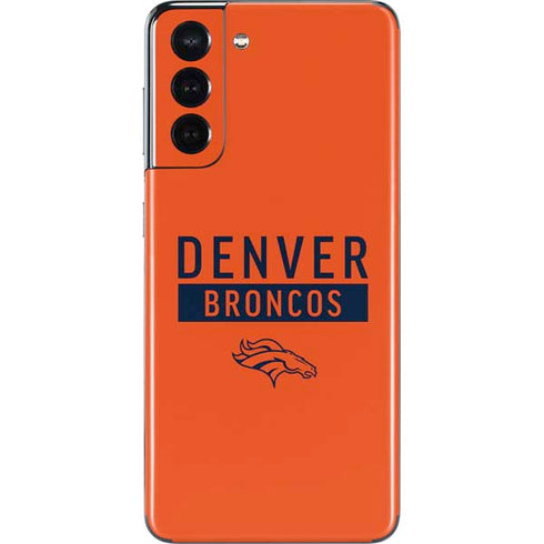 NFL Denver Broncos Orange Performance Series Galaxy S21 5G Skin