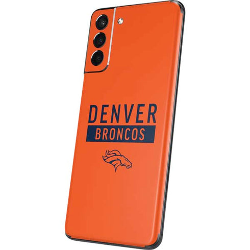 NFL Denver Broncos Orange Performance Series Galaxy S21 5G Skin