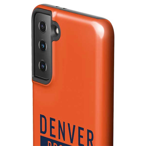NFL Denver Broncos Orange Performance Series Galaxy S21 FE Pro Case