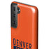 NFL Denver Broncos Orange Performance Series Galaxy S21 FE Pro Case