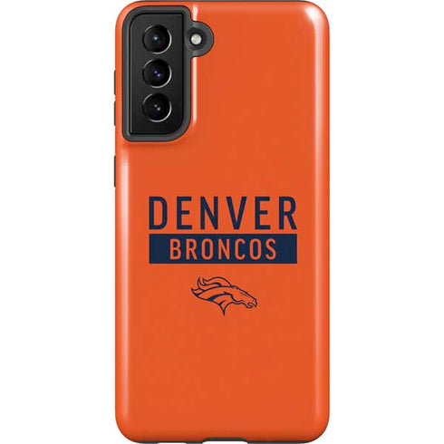 NFL Denver Broncos Orange Performance Series Galaxy S21 Plus 5G Pro Case