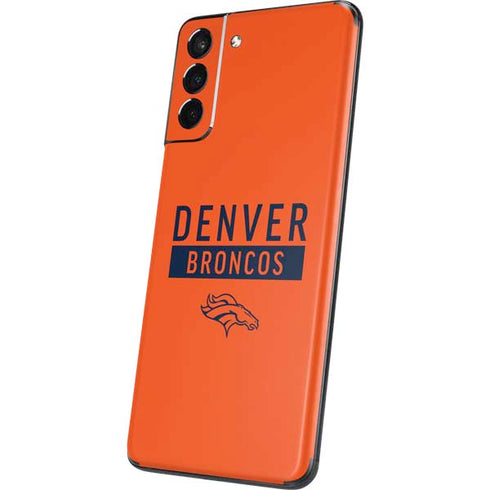 NFL Denver Broncos Orange Performance Series Galaxy S21 Plus 5G Skin