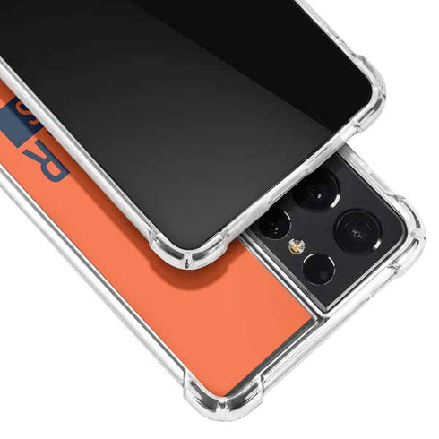NFL Denver Broncos Orange Performance Series Galaxy S21 Ultra 5G Clear Case