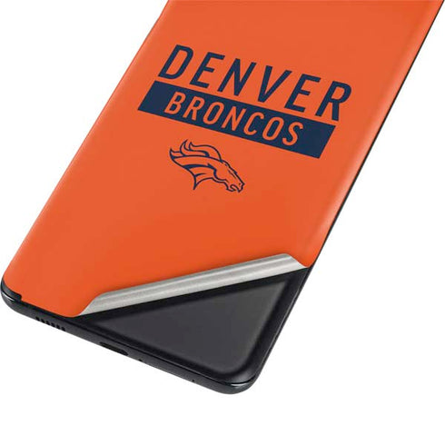 NFL Denver Broncos Orange Performance Series Galaxy S21 Ultra 5G Skin