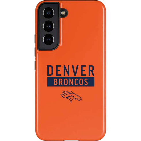 NFL Denver Broncos Orange Performance Series Galaxy S22 Pro Case