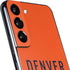 NFL Denver Broncos Orange Performance Series Galaxy S22 Skin