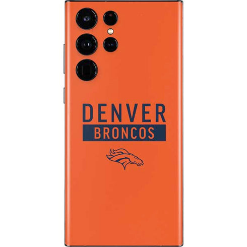 NFL Denver Broncos Orange Performance Series Galaxy S22 Ultra Skin