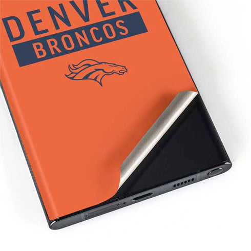 NFL Denver Broncos Orange Performance Series Galaxy S22 Ultra Skin