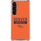 NFL Denver Broncos Orange Performance Series Galaxy S23 Clear Case