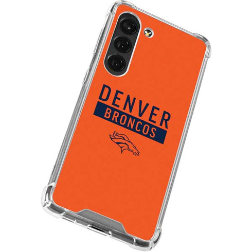 NFL Denver Broncos Orange Performance Series Galaxy S23 Clear Case