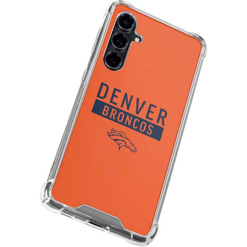 NFL Denver Broncos Orange Performance Series Galaxy S23 FE Clear Case