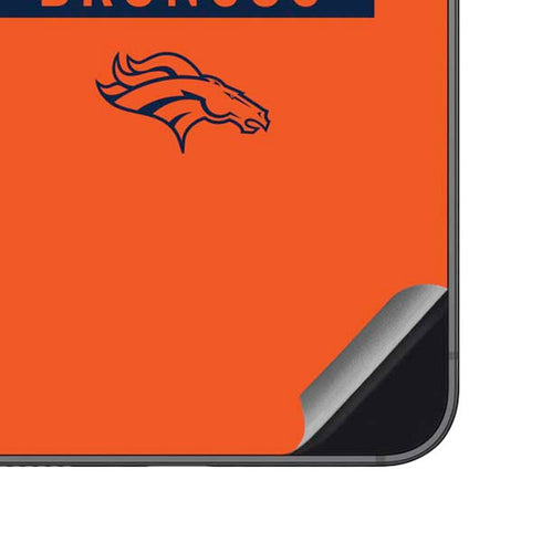 NFL Denver Broncos Orange Performance Series Galaxy S23 FE Skin