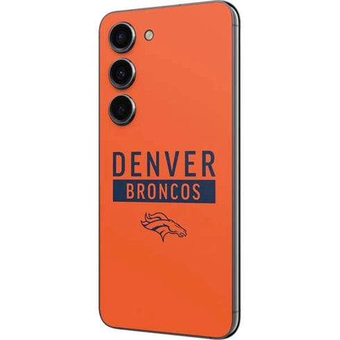 NFL Denver Broncos Orange Performance Series Galaxy S23 Skin
