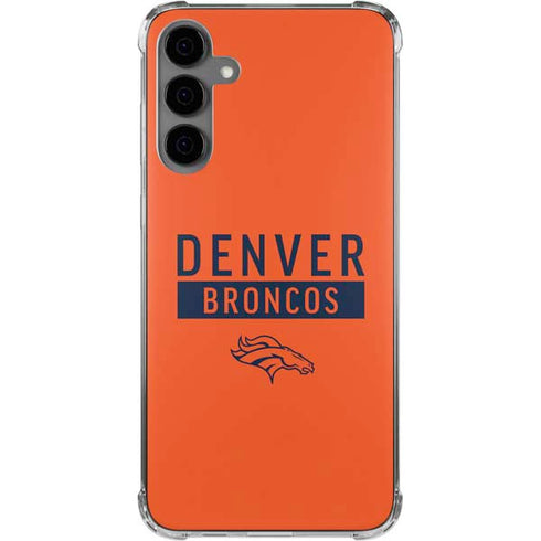 NFL Denver Broncos Orange Performance Series Galaxy S24 Plus Clear Case