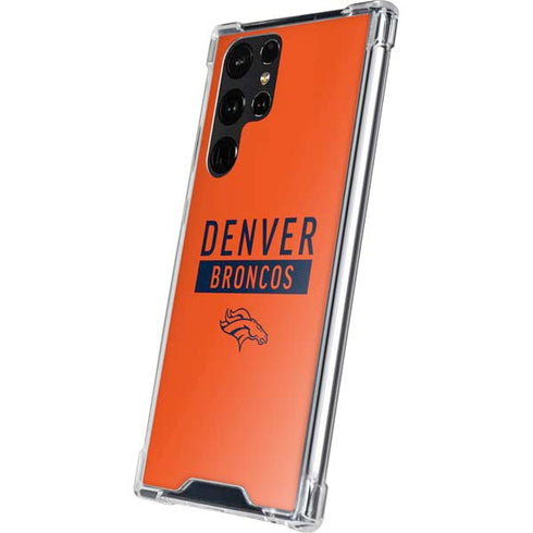 NFL Denver Broncos Orange Performance Series Galaxy S24 Ultra Clear Case