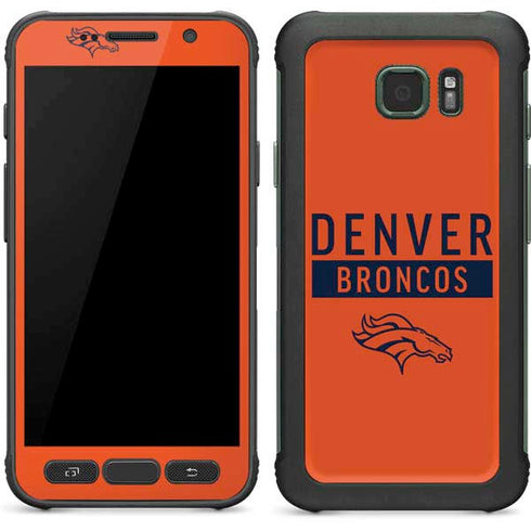 NFL Denver Broncos Orange Performance Series Galaxy S7 Active Skin