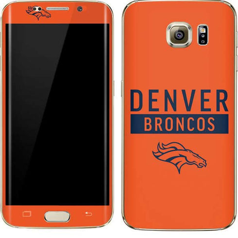 NFL Denver Broncos Orange Performance Series Galaxy S7 Edge Skin