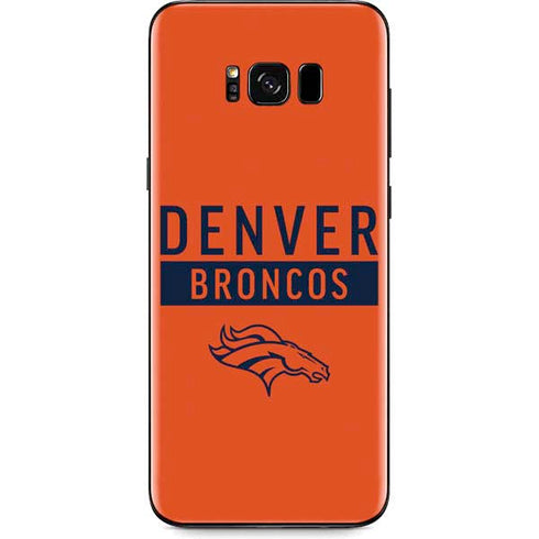NFL Denver Broncos Orange Performance Series Galaxy S8 Plus Skin