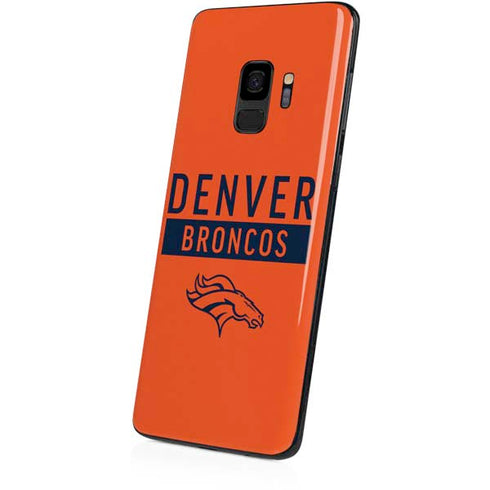 NFL Denver Broncos Orange Performance Series Galaxy S9 Skin