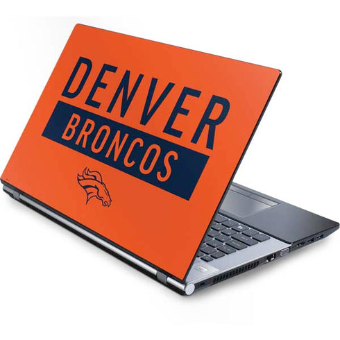 NFL Denver Broncos Orange Performance Series Generic Laptop Skin