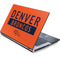 NFL Denver Broncos Orange Performance Series Generic Laptop Skin