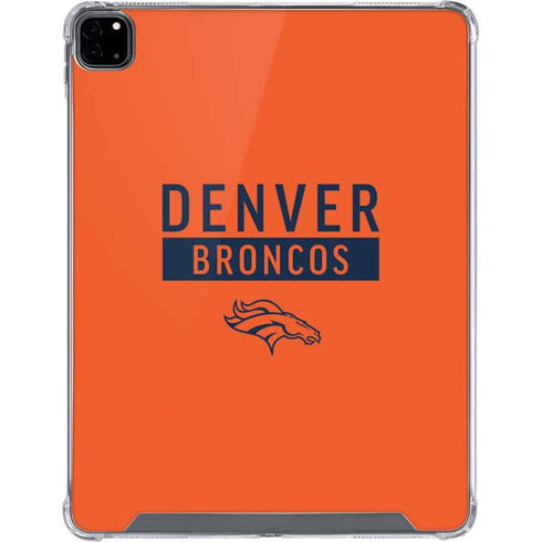 NFL Denver Broncos Orange Performance Series iPad Pro 12.9in (2020) Clear Case