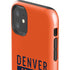 NFL Denver Broncos Orange Performance Series iPhone 11 Impact Case