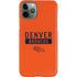 NFL Denver Broncos Orange Performance Series iPhone 11 Pro Lite Case