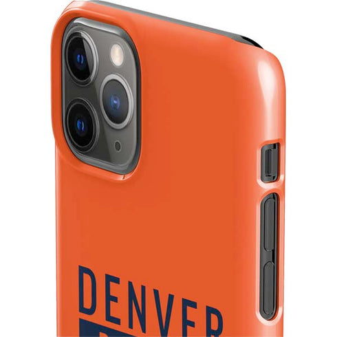 NFL Denver Broncos Orange Performance Series iPhone 11 Pro Lite Case