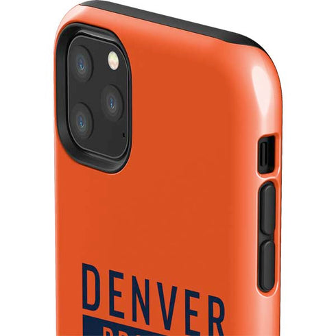 NFL Denver Broncos Orange Performance Series iPhone 11 Pro Max Impact Case