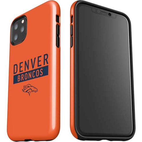NFL Denver Broncos Orange Performance Series iPhone 11 Pro Max Impact Case