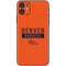 NFL Denver Broncos Orange Performance Series iPhone 11 Skin