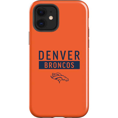 NFL Denver Broncos Orange Performance Series iPhone 12 Impact Case