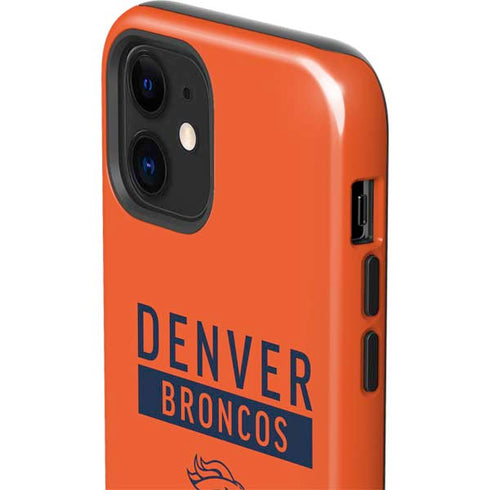 NFL Denver Broncos Orange Performance Series iPhone 12 Impact Case