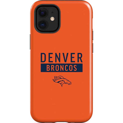 NFL Denver Broncos Orange Performance Series iPhone 12 Mini Impact Case