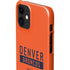 NFL Denver Broncos Orange Performance Series iPhone 12 Mini Lite Case