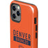 NFL Denver Broncos Orange Performance Series iPhone 12 Pro Impact Case