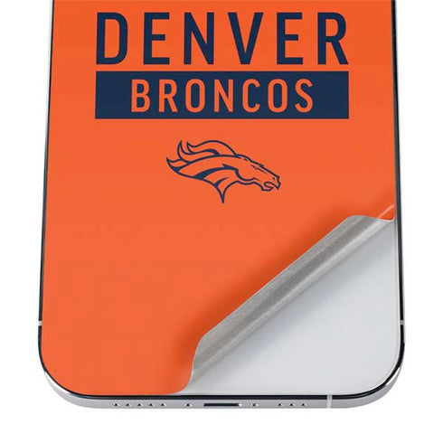 NFL Denver Broncos Orange Performance Series iPhone 12 Pro Max Skin
