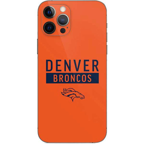 NFL Denver Broncos Orange Performance Series iPhone 12 Pro Skin