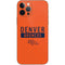 NFL Denver Broncos Orange Performance Series iPhone 12 Pro Skin