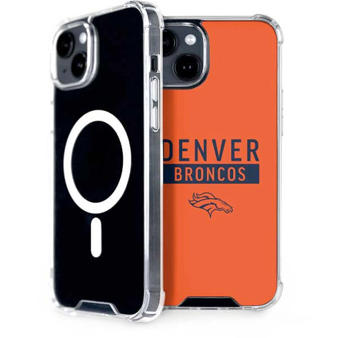 NFL Denver Broncos Orange Performance Series iPhone 13 MagSafe Case