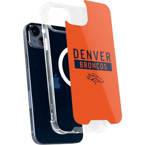 NFL Denver Broncos Orange Performance Series iPhone 13 MagSafe Case