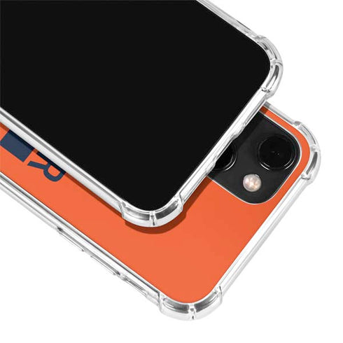 NFL Denver Broncos Orange Performance Series iPhone 13 Mini Clear Case