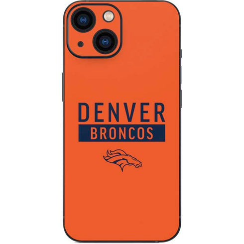 NFL Denver Broncos Orange Performance Series iPhone 13 Mini Skin