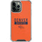 NFL Denver Broncos Orange Performance Series iPhone 13 Pro Max Clear Case